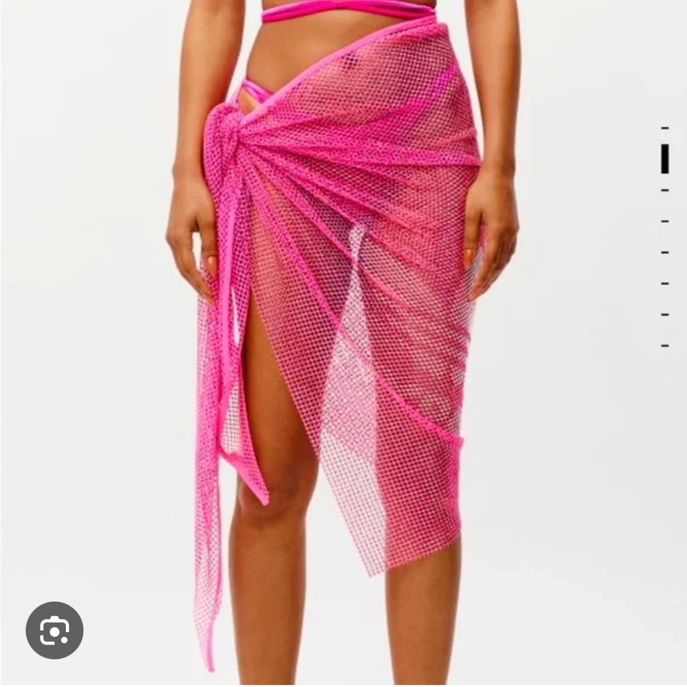 ivy park paradise crystal mesh sarong NWT, size S/M